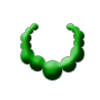 bijoux duofolie colliers couleur vert